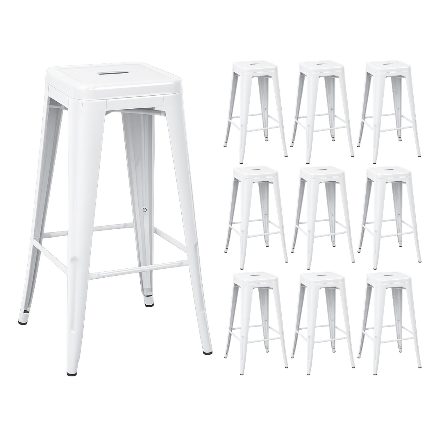 Pack 10 tabourets...